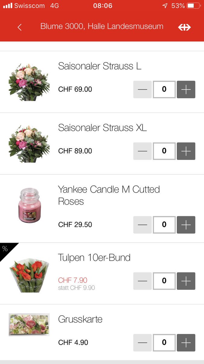 lochbrunner's tweet photo. Der Blumenladen „Blume 3000“ ist jetzt bei SBB FastLane im Bahnhof Zürich HB mit dabei! Und gleich mit einer Aktion!🌷Und Coop ist mit „Coop to go“ auch neu mit dabei! ☕️ #sbbcffffs #sbbimmobilien #mysmartstation #zürichhb #sbbfastlane #cooptogo #blume3000 https://t.co/0rXIS1zcvb