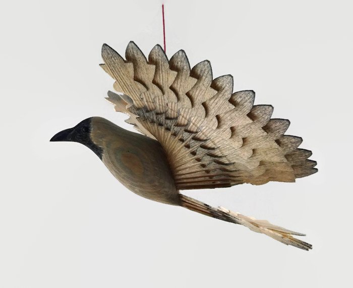 StPirovski's tweet photo. Hand Carved Wooden Bird Mobile, House Crow Fan Carving Woodwork, Gothic Home Decor, Black Bird Carving Gift, Handmade Bird, Mid Century Bird https://t.co/115RxjT5k5 via @Etsy #birdcarving #fanbird #mobile #woodcarving #crowcarving https://t.co/s8GUAGeCOC