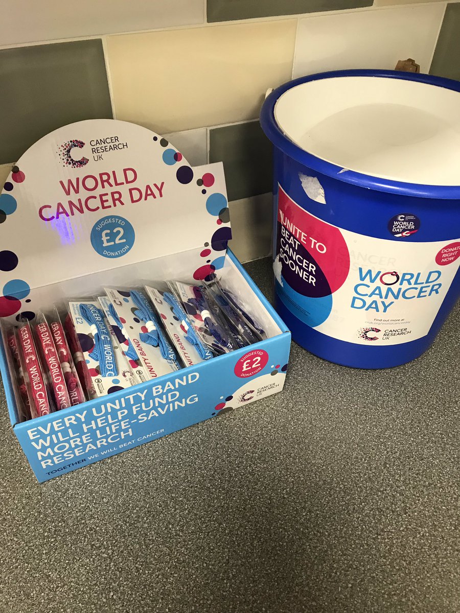 VertasGroup's tweet photo. To recognise #WorldCancerDay we are selling #UnityBands in our head office to raise money for @CR_UK 

Over the past two years we are so proud to have raised £19,343.75 plus gift aid for Cancer Research and hope to raise much more over the coming year! #Charity #GoodCause https://t.co/Lf15SeLX0H