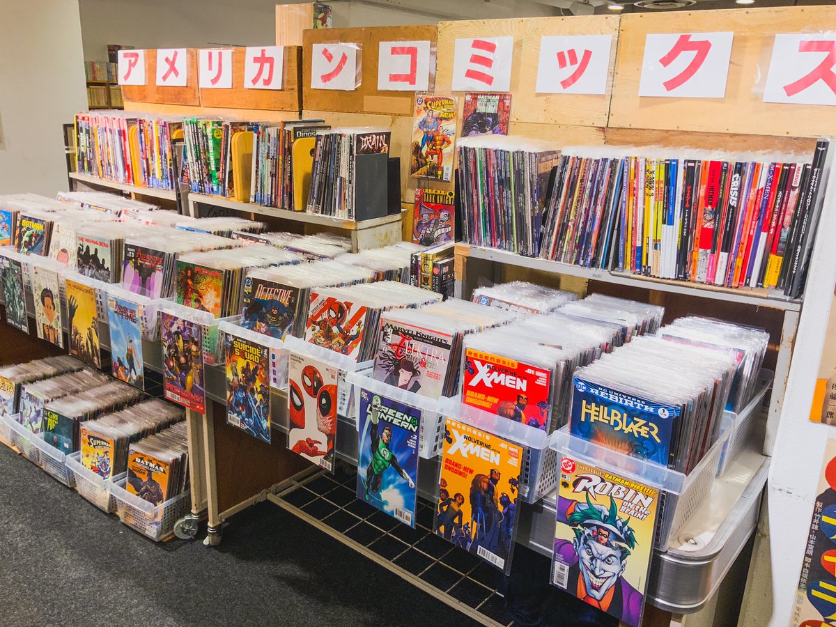 アットワンダーのアメコミコーナー 三省堂書店池袋本店古本まつり 2 5 火 12 火 開催 T Co Cvtbi0bind アットワンダー今回も参加します 神保町から アメコミリーフを山盛りでドンと持ってまいりました 池袋の アメコミ濃度がちょっぴり