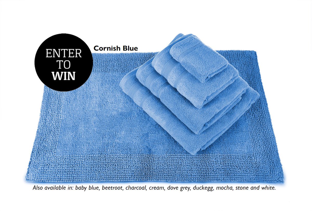 AllureBathFash's tweet image. Would you like to give your bathroom a makeover? Then make sure you follow @AllureBathFash and retweet THIS tweet for your chance to win:
✅ 2 x hand towels
✅ 2 x bath towels
✅ 1 x reversible bath mat
You can choose from a selection of 10 colours!
#competition #giveaway #towels