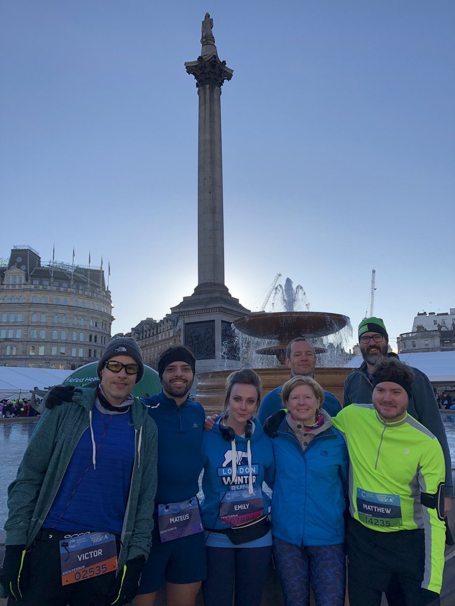 Well done to all our 10KCredo team who completed the 10K London #WinterRun and all our supporters who raised money for <a href="/CR_UK/">Cancer Research UK</a>. Whilst freezing cold, we had glorious sun and big hearts involved!