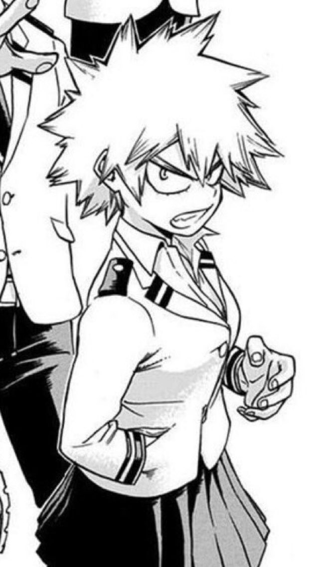 They tried to genderbend Bakugou but he literally just looks like a younger...