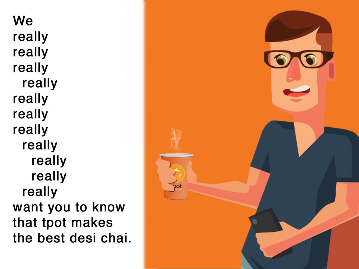Order your cup of desi chai now!

#Tpot #AajChaiPhirJeetGayi #DesiChai #GoogleAssistantIndia #GoogleAssistant #MondayMotivation #chailovers #chaiaddicts #chainashta #tealovers #teaaddicts #chai #tea #foodie #foodies #DelhiFoodies #foodiesofinstagram #foodiestweet