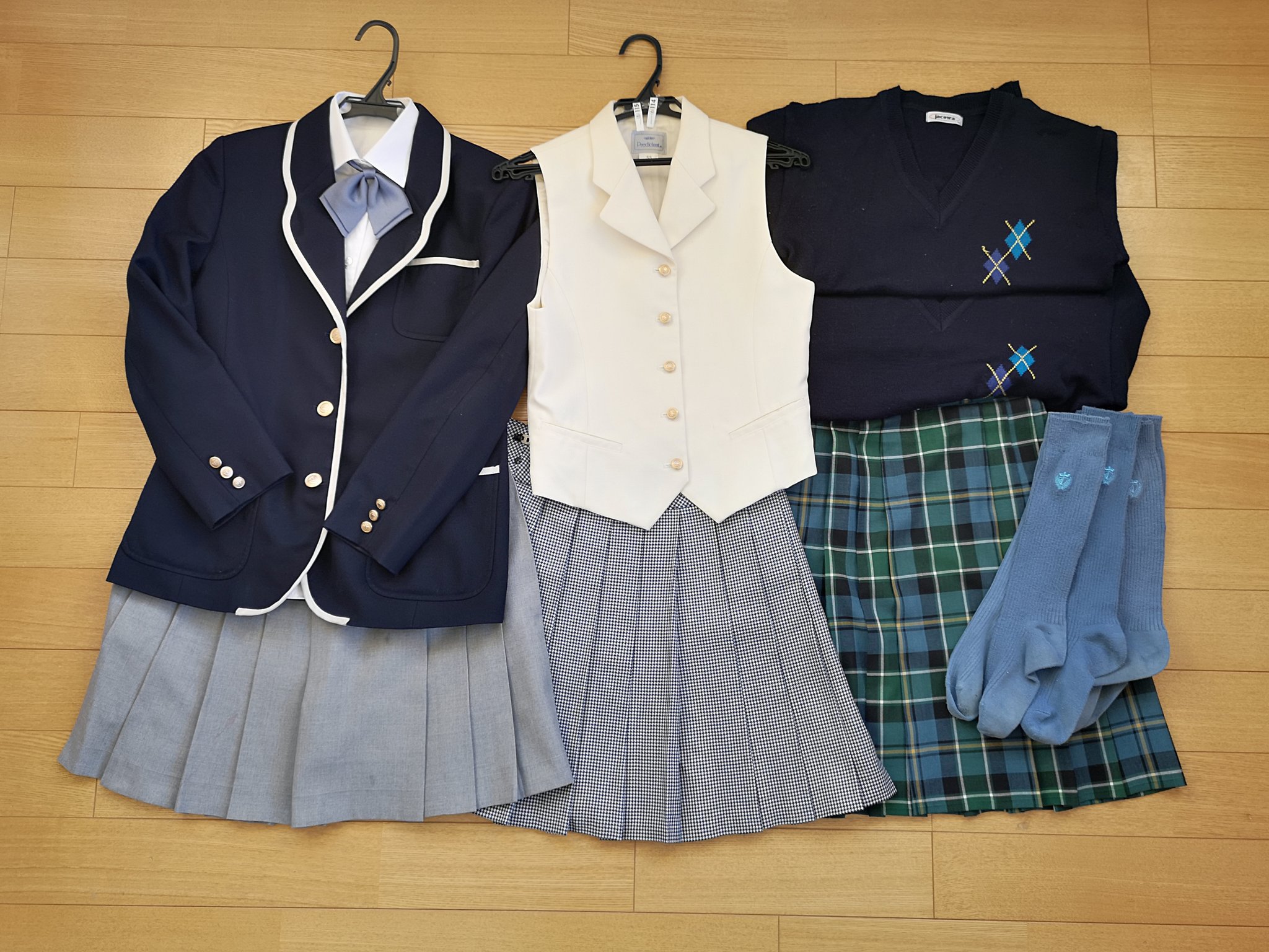 神奈川県 聖セシリア 女子 中学 高校 制服 ６点セット ...
