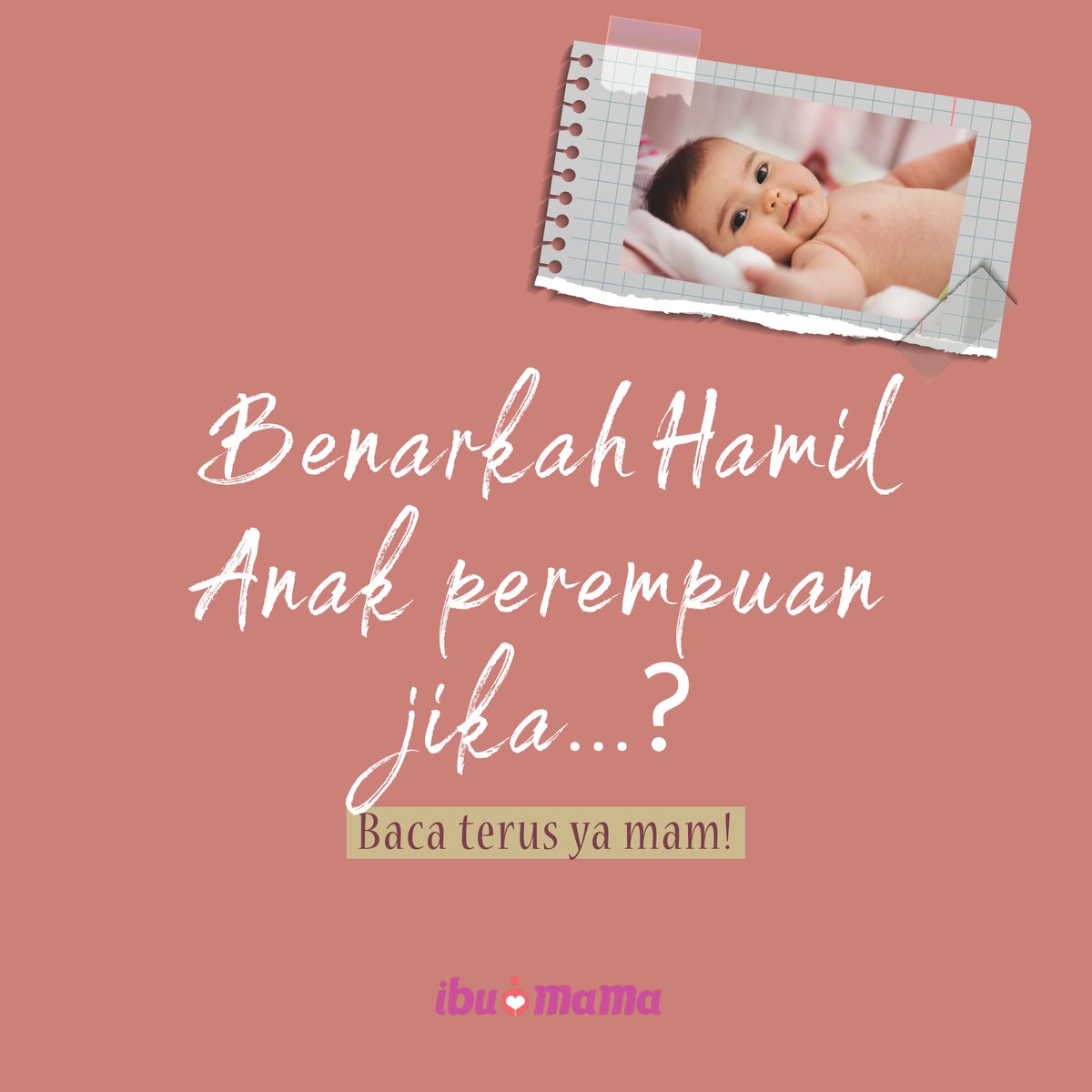 IbuDanMama's tweet photo. Mam, ternyata masih ada berbagai mitos yang sampai saat ini masih dipercaya masyarakat mengenai cara memprediksi jenis kelamin bayi. Yuk, cek kebenarannya lewat bukti medis yang https://t.co/FreD3rLYyf