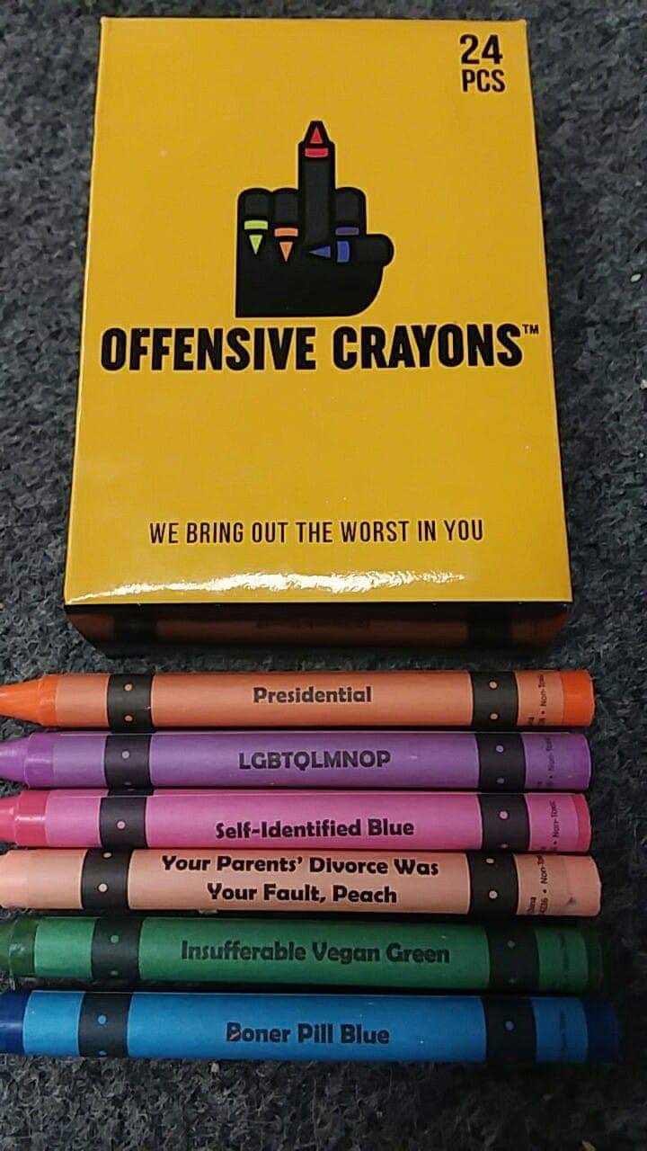 bukvalno az on X: Offensive crayons 😂  / X