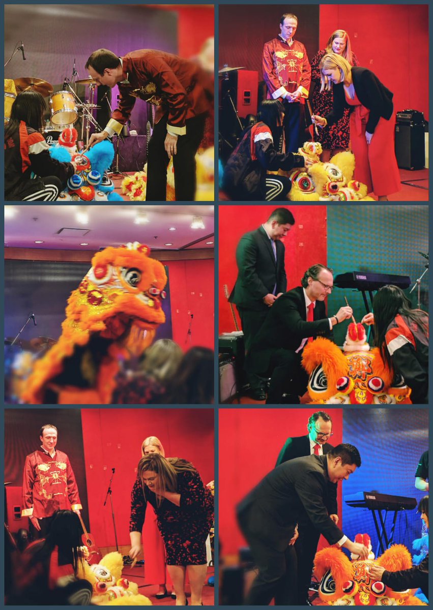 #TDCNY2019 Lion Eyes Dotting  #LionDance <a href="/AndyCribb_TD/">Andy Cribb</a>
@NicoleKubica_TD <a href="/lisapaley2/">Lisa Paley</a> <a href="/BruceGray_TD/">Bruce Gray</a> @KellyLam_TD