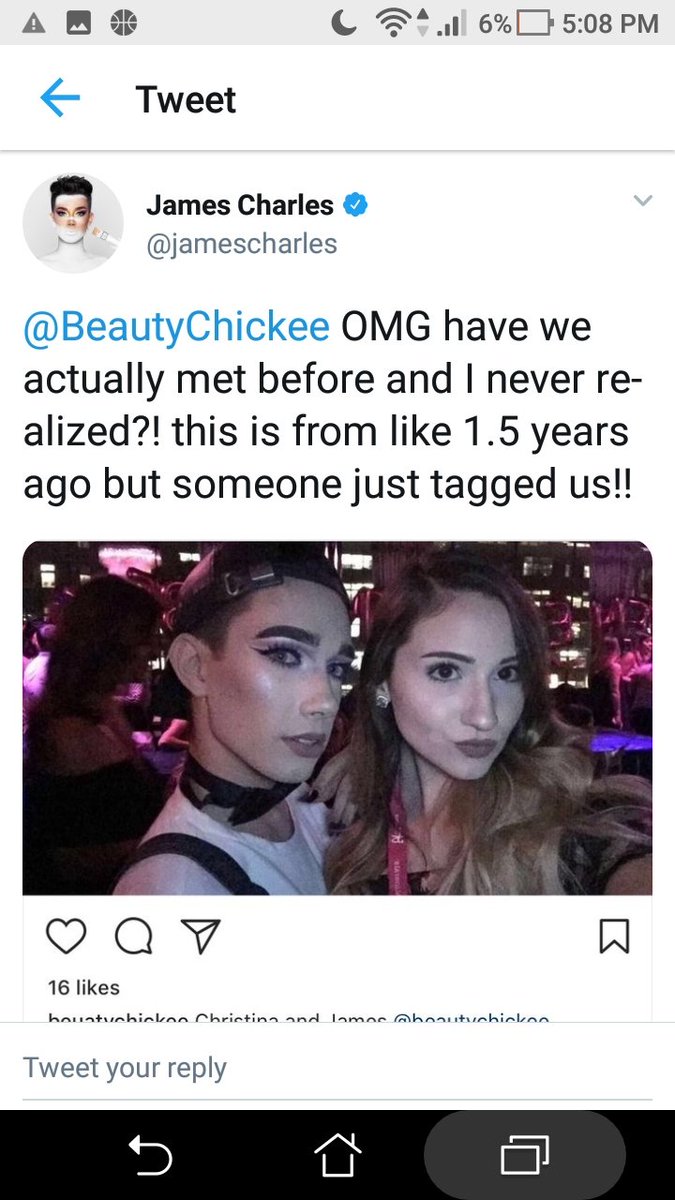 choosingcv's tweet photo. @BeautyChickee You met James Charles !!!!!! https://t.co/8J07i9UZcj