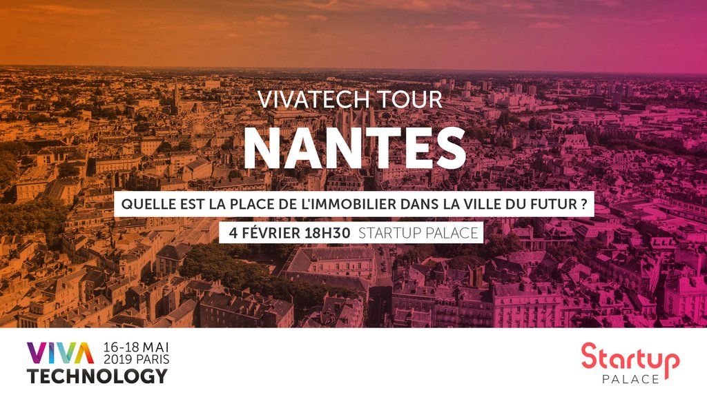Viva Technology (@vivatech) on Twitter photo Le #VivaTech Tour est à Nantes ce soir! 🇫🇷 Discutez la place de l'immobilier dans la ville du futur avec :
Jean-Luc Charles, SAMOA
Julien Draber, <a href="/habx_fr/">habx</a>
<a href="/PL_EPtribe/">Pierre Leroy</a>, <a href="/Frenchproptech/">The French Proptech</a>, @EP_tribe
<a href="/OphelieNicoleau/">Nicoleau Ophélie</a>, <a href="/TheTatou/">tatou</a>
<a href="/CedrikKerdiles/">Cédrik KERDILES</a>, @GaleoImmo
👉 buff.ly/2WzQEgK Le #VivaTech Tour est à Nantes ce soir! 🇫🇷 Discutez la place de l'immobilier dans la ville du futur avec :
Jean-Luc Charles, SAMOA
Julien Draber, <a href="/habx_fr/">habx</a>
<a href="/PL_EPtribe/">Pierre Leroy</a>, <a href="/Frenchproptech/">The French Proptech</a>, @EP_tribe
<a href="/OphelieNicoleau/">Nicoleau Ophélie</a>, <a href="/TheTatou/">tatou</a>
<a href="/CedrikKerdiles/">Cédrik KERDILES</a>, @GaleoImmo
👉 buff.ly/2WzQEgK