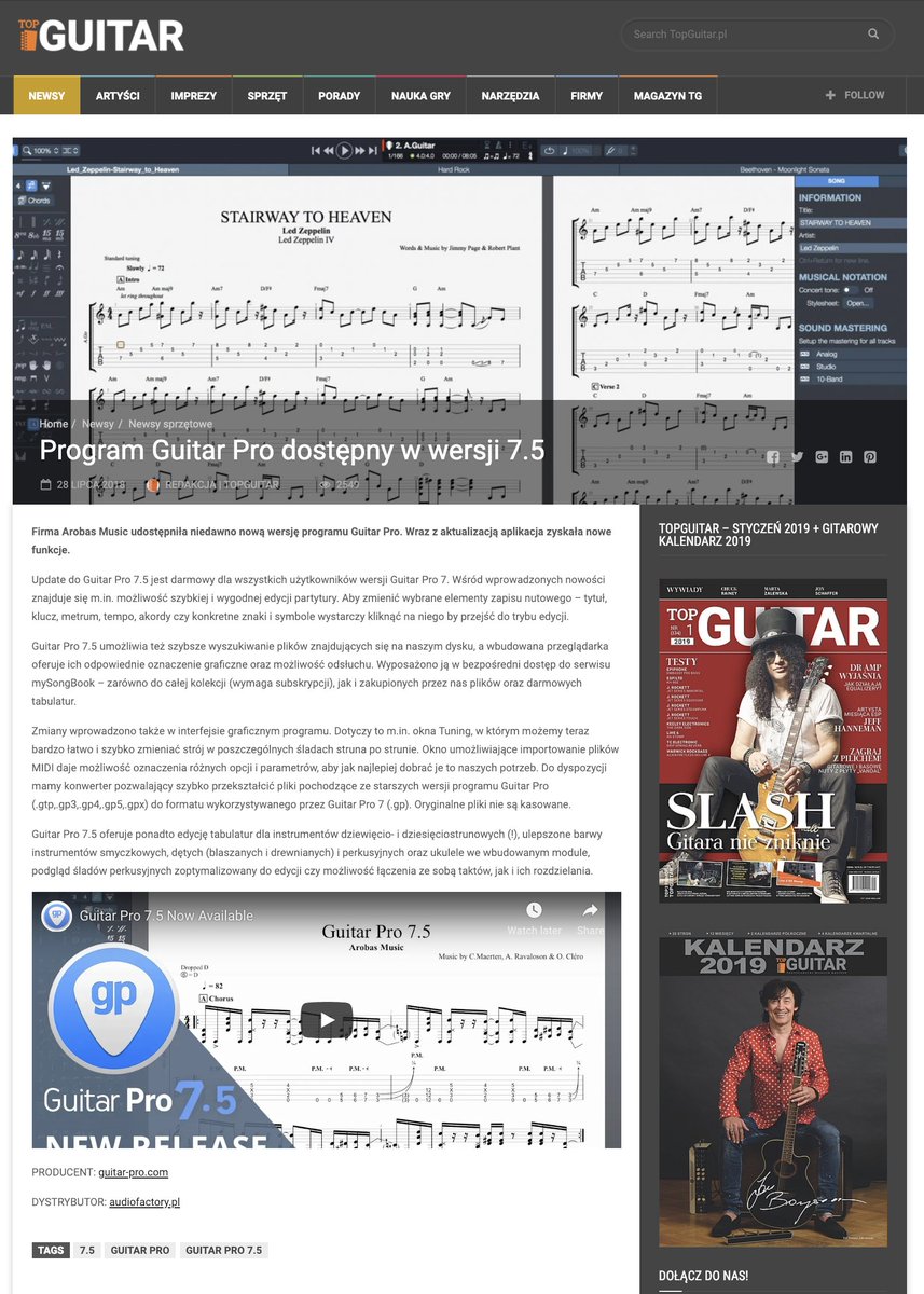 guitar pro 7 release notes