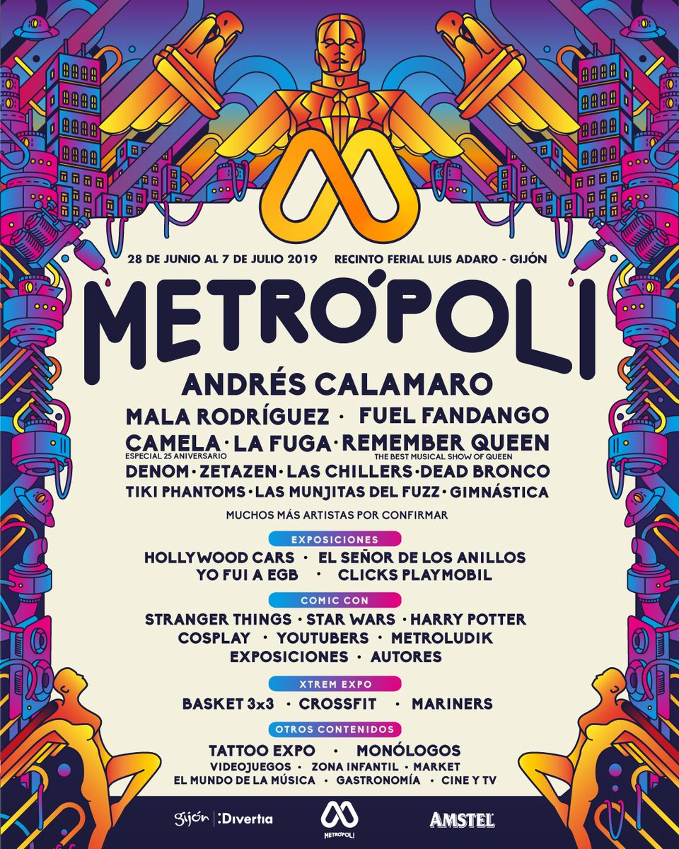 ¿Aún no has visto el nuevo cartel de Metrópoli Gijón? 

#PrimerAvance #TodoEstáEnMetrópoli #Metrópoli2019