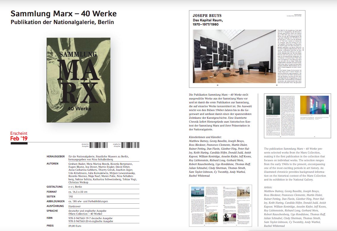 Really pleased to have contributed essays on #AnselmKiefer for this soon-to-be released #EditionCantz  publication for the Nationalgalerie, Berlin. #SammlungMarx #Hamburgerbahnhof