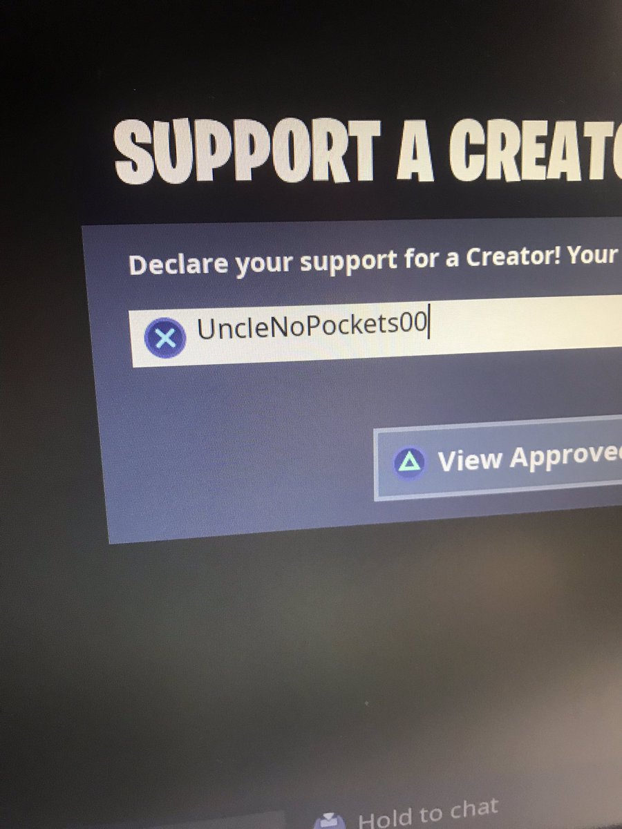 UncleNoPockets's tweet photo. Use my creator code “UncleNoPockets00” in the Fortnite Item Shop! I’ll be changing it to “UNPTV” very soon! https://t.co/mz73xkcxeI