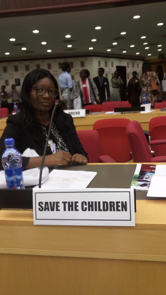 Save the children partage  son travail sur le child mariage au #GIMAC33 @zomkam @SaveChildrenBF @ChildreninWCA