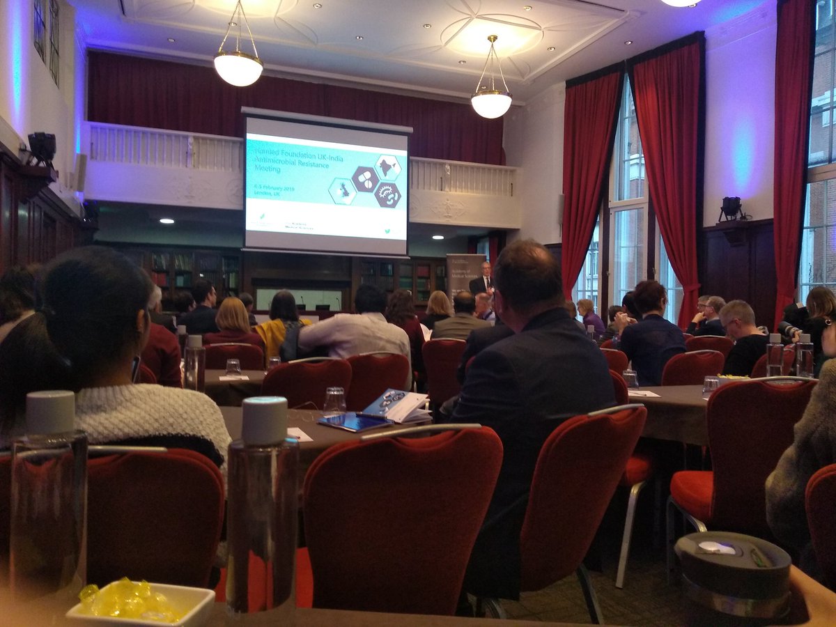 <a href="/ChamithriGreru/">Chamithri Greru</a> and I are looking forward to a packed program on #AMR in UK and India at the <a href="/acmedsci/">Academy of Medical Sciences</a> meeting today. <a href="/AMR_DARPI/">DARPI- Chicken or Egg?</a>