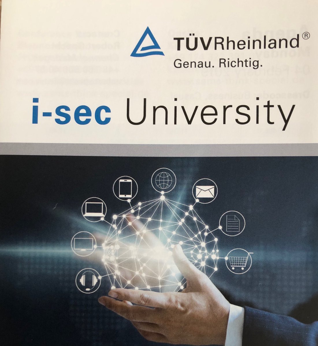 AndreasWalbrodt's tweet photo. All exited to start ⁦@tuvcom_trhub⁩ #isecuniversity 2019 with our Platinum Sponsors ⁦@RSAsecurity⁩ ⁦@Fortinet⁩ ⁦@Gemalto⁩ ⁦@OneIdentity⁩ making #Security #smart https://t.co/g8CpfX8Z4O