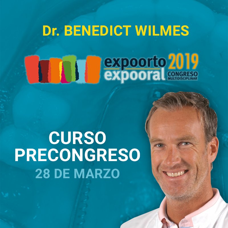 ¿Todavía no te has apuntado al curso que el Dr. Wilmes impartirá en Expoorto el 28 de marzo en Madrid?. Disfruta de esta ocasión única para aprender sobre TAD,s y alineadores con uno de los mejores ortodoncistas del mundo. Inscríbete ahora: bit.ly/2SoI6u4
