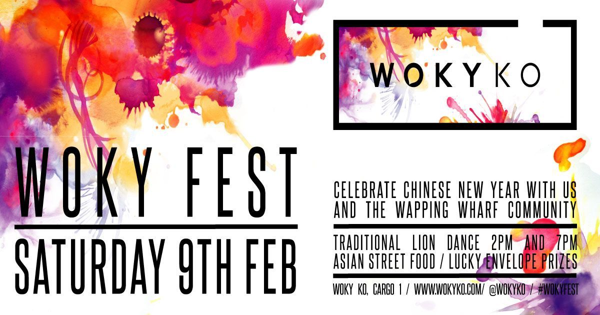 Happy #WokyFest week and happy #ChineseNewYear for tomorrow! We'll be bringing traditional celebrations including street food, lion dancing and fortunes to <a href="/WappingWharfBS1/">Wapping Wharf</a> this Saturday 9th from midday - come and get involved!