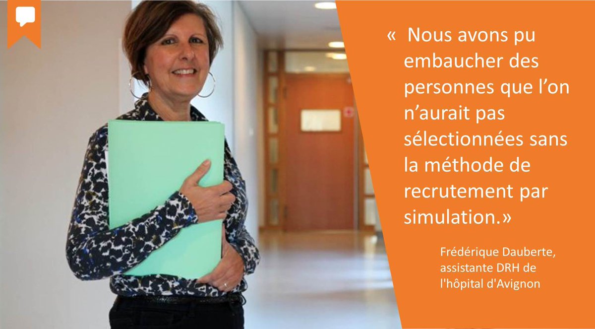 Pour élargir les possibilités de #recrutement, Pôle emploi propose la méthode de recrutement par simulation qui permet de recruter les candidats sur leurs aptitudes, sans prendre leur diplôme. Exemple avec l'hôpital d'Avignon  > lesvisagesdelemploi.pepaca.fr/temoignages/un… #AvecPôleEmploi