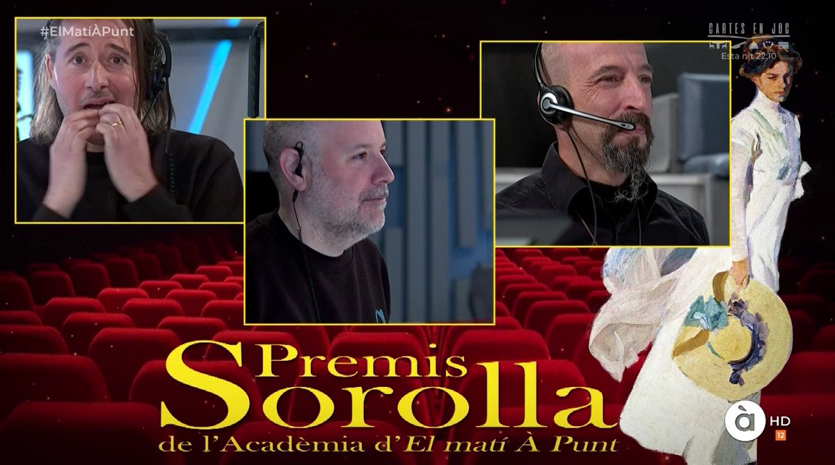 elmatiapunt's tweet image. Lluís Cascant es vesteix hui de gala per a entregar els premis a les millors #pífies, els 'Premis Sorolla' d'#ElMatíÀPunt!
(A espai amb el vestit @MariaFustertv, que t'ha tocat fer de Silvia Abril... 😂😂)