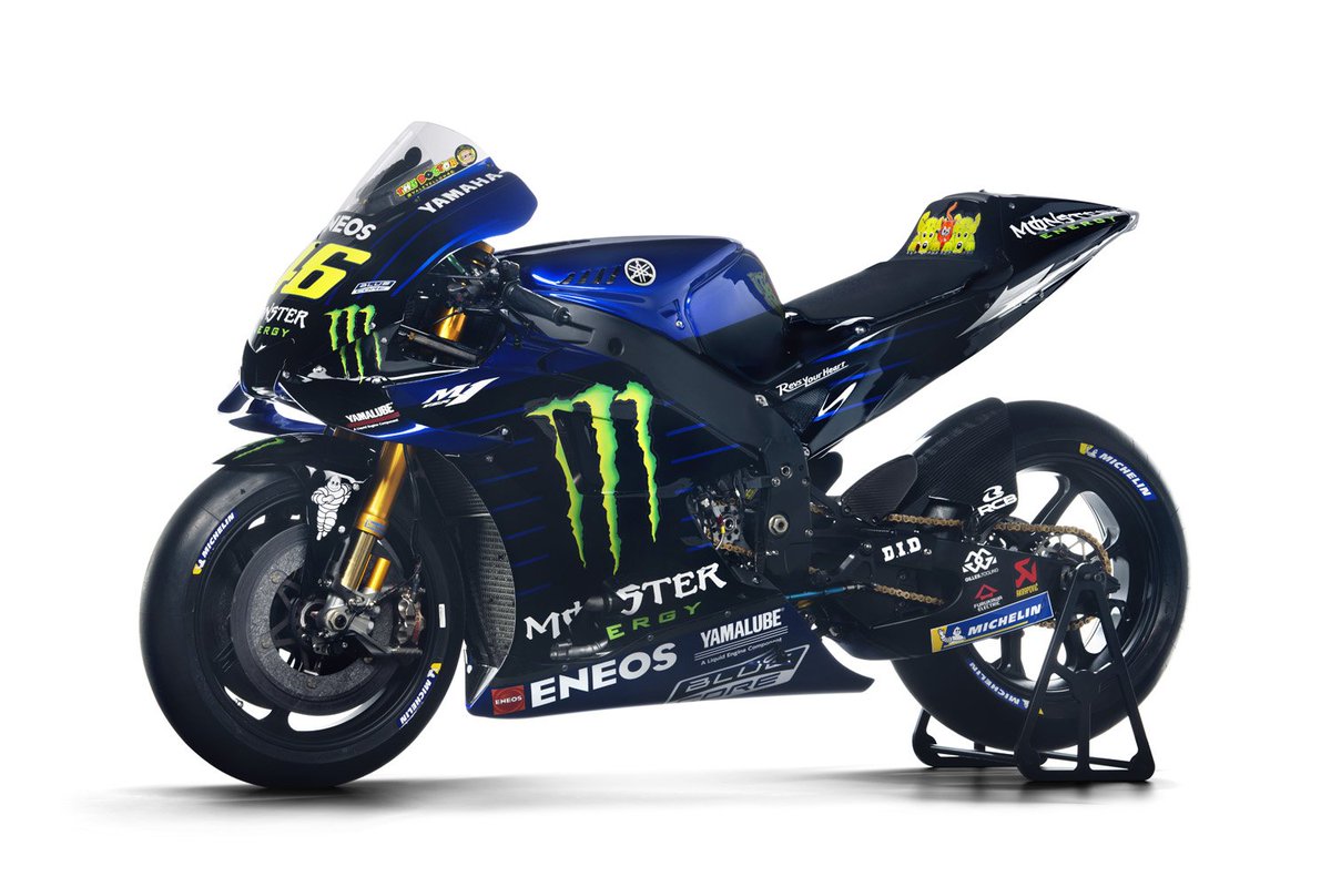 YAMAHA YZR-M1 バレンティーノ・ロッシモデル 世界初公開！ 2019年型 YZR-M1 #46 バレンティーノ・ロッシ選手モデル