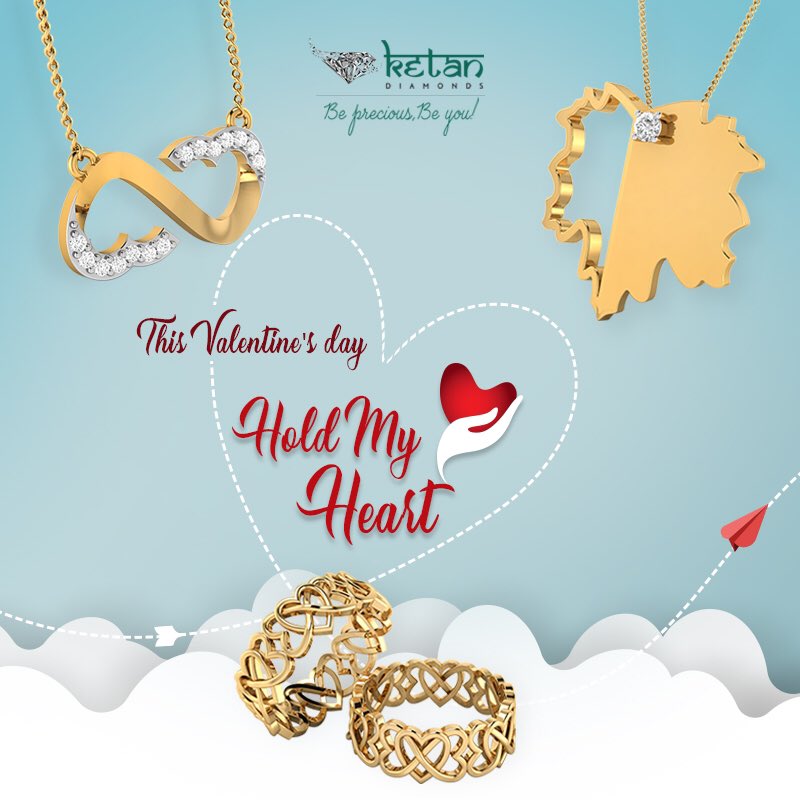 Ketandiamonds's tweet photo. It's that time of year again. Valentine's Day is around the corner. This Valentine's day, we invite you to celebrate it with your loved ones with our #HoldmyHeart Collection. Explore more: https://t.co/u47mvi7Mo0 https://t.co/ykxsz3DTFx