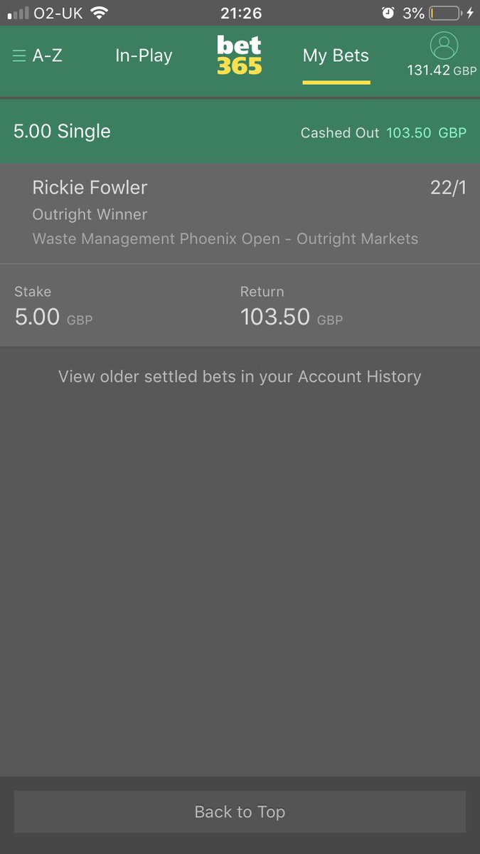 BetsRadders's tweet image. Winner this week!! 🥳🥳🥳 22/1 shot Rickie Fowler gets it done in Phoenix as tipped by myself