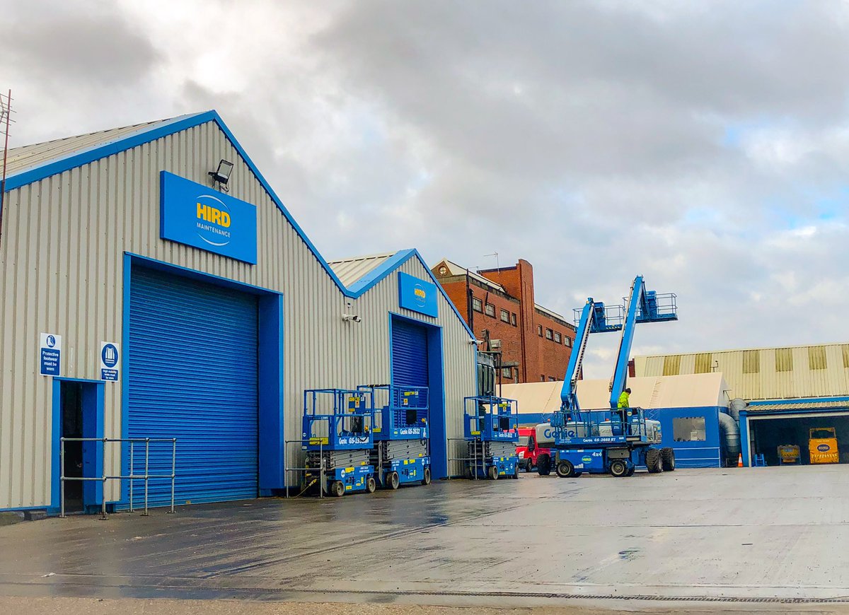 SignsSovereign's tweet photo. We’re excited to be at @HirdyLifting today installing some new signage to the front of the building! Looking forward to bringing you more pictures as it takes shape over the next couple of days 😁 https://t.co/horOfScHNP