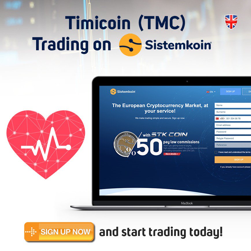 Sistemkoin's tweet photo. 🇬🇧 Timicoin (TMC) is listed on https://t.co/7w1js7Icco @timicoin
You can trade with BTC pair.
Happy trading!
🇹🇷 Timicoin (TMC) borsamızda listelendi.
BTC peri ile işlem yapabilirsiniz.
Bol kazançlar!
#sistemkoin #timicoin #TMC https://t.co/CZQaAkykTE