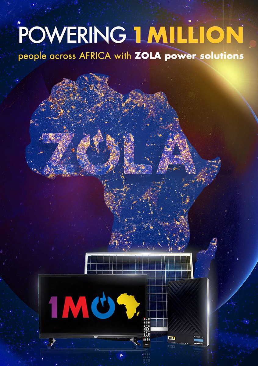 ZOLA is proud to #celebrate a significant #milestone. A #million people have put their #trust in ZOLA and now rely on our #power #solutions for their #everyday #energy .
Call us #free 0800752222
Visit us on zolaflex.com
#PoweringAfrica #Africa