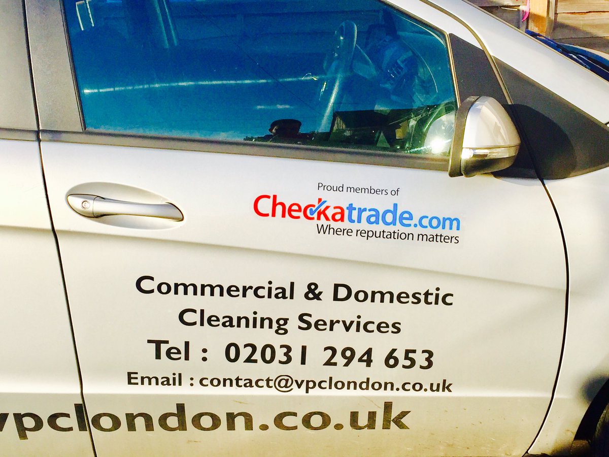 VPCLondon's tweet photo. Vehicles are ready with @Checkatrade signs more coming with new graphics https://t.co/ub2BVNwYhK