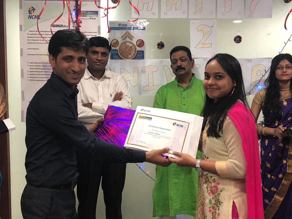 NCMLSocial's tweet photo. We've built a lot of great relationships already, and we're looking forward to strengthening them even further. #NCML #CoMMGRADE celebrates 2nd Anniversary of Mumbai Lab! #2years #Anniversary #celebration https://t.co/BAkZm4vImV