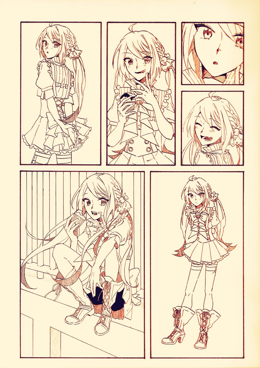 出てきた課題で死ぬほど描いたまんがをあげる。恥ずかしくなったら消す
全部線画しかやってねぇトーン?ナニソレオイシイノ??状態だけど許してくれよな????????
これは昨日もあげたオリキャラのやつ