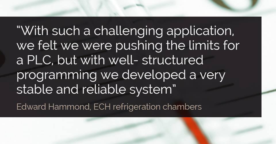 TecnologicUK's tweet photo. ECH Engineering designs and manufactures refrigeration chambers. They needed a high functioning PLC to measure and calculate refrigeration duty. Read their story: https://t.co/PHMYn5w7zU https://t.co/4yCiKr1ezq