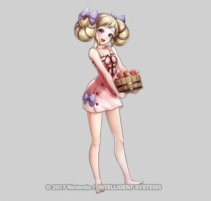 『ファイアーエムブレム ヒーローズ』で1/23より登場の名湯の花エリーゼのイラストを描かせて頂きました! 