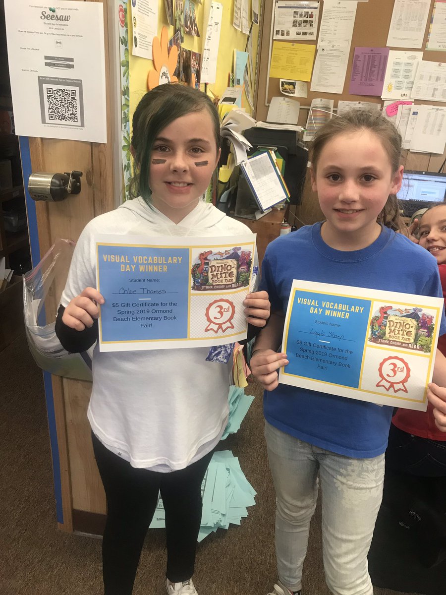 LohmannLauren's tweet photo. Thank you @SehayShannon and @JulieReheiser for the mystery book reader surprise guest! Such a fun way to end #LiteracyWeek
#visualvocAb #bookmarks https://t.co/P9o9xnSSAI