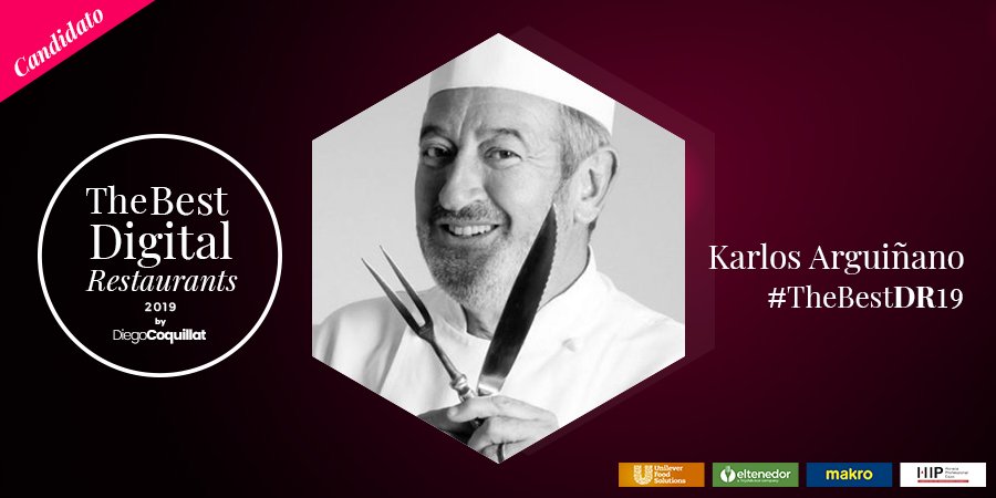 diegocoquillat's tweet image. Karlos Arguiñano, Hermanos Torres, Nandu Jubany y Paco Pérez candidatos a The Best Digital Restaurants 2019 #TheBestDR19 en la categoría de Mejor Chef Digital. La gala de los premios 20Feb en @expohip  bit.ly/2Gvv7BW   #HIP2019 @eltenedor @makroESP @UnileverFS_es