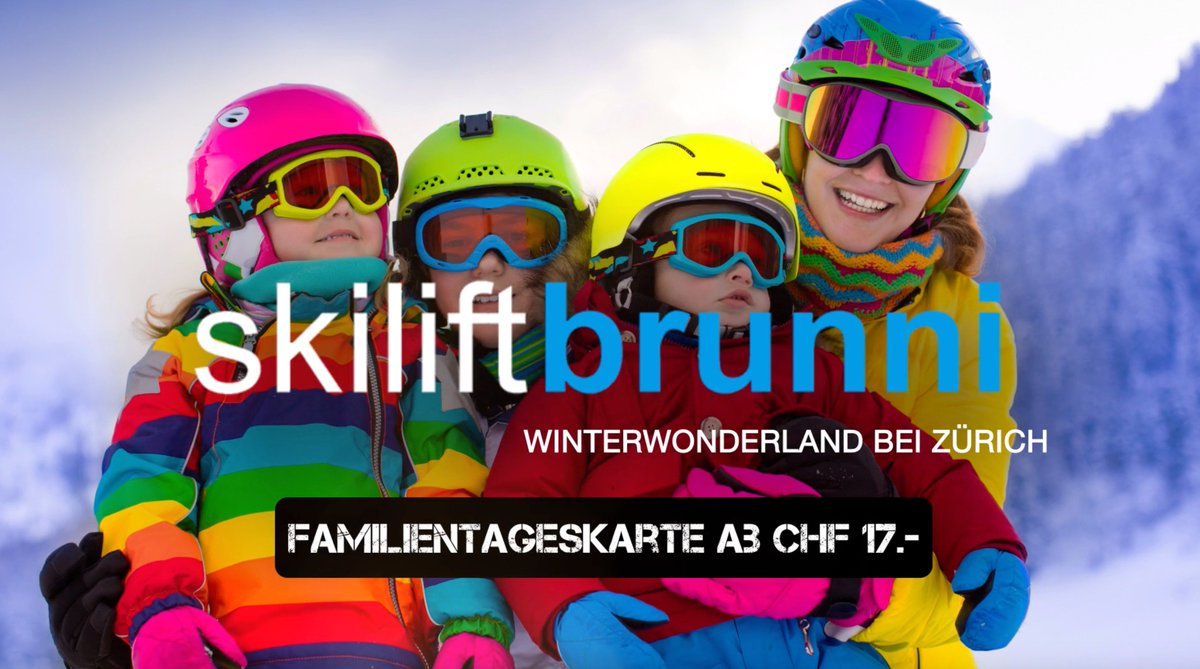 Die #Familientageskarte gibt es bei uns schon ab 17.-- pro Person. 😲 „Da kann man wirklich nicht mehr viel sagen“, ist eine gängige Feststellung von #Familienvätern am Ticketschalter: skiliftbrunni.ch/Preise.aspx #günstig #deal #ourregionzurich #skifahren #preiswert #brunni #alpthal