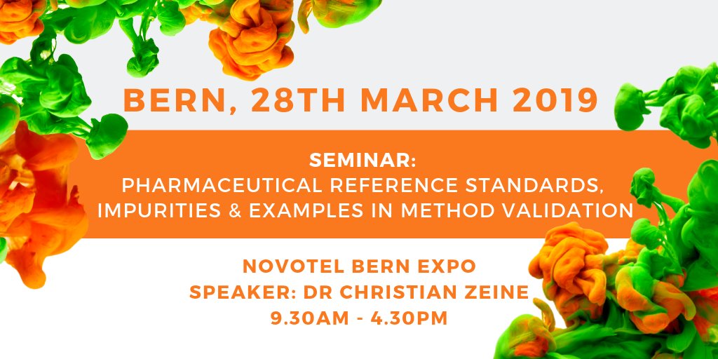 LGCMikromol's tweet image. Are you new to #ReferenceStandards, #impurity testing & #MethodValidation? Or do you want an update on best practice? Lay a solid foundation to your knowledge by attending our upcoming #seminar in #Bern, Switzerland.
Details & registration form here >> ow.ly/fDEU50kxxfS