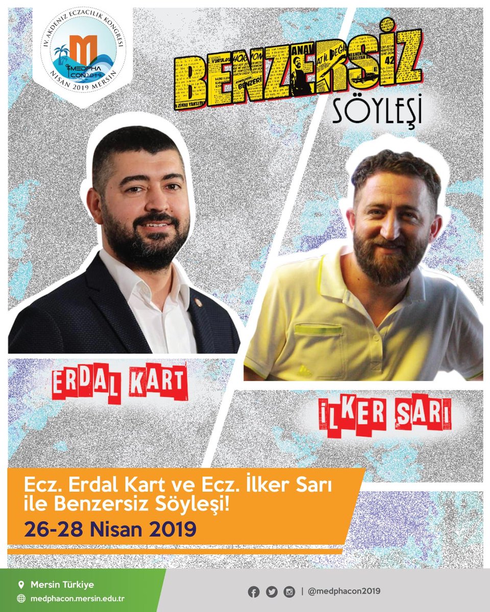 Benzersiz söyleşi! Ecz. Erdal Kart ve Ecz. İlker Sarı bizlerle. 📎