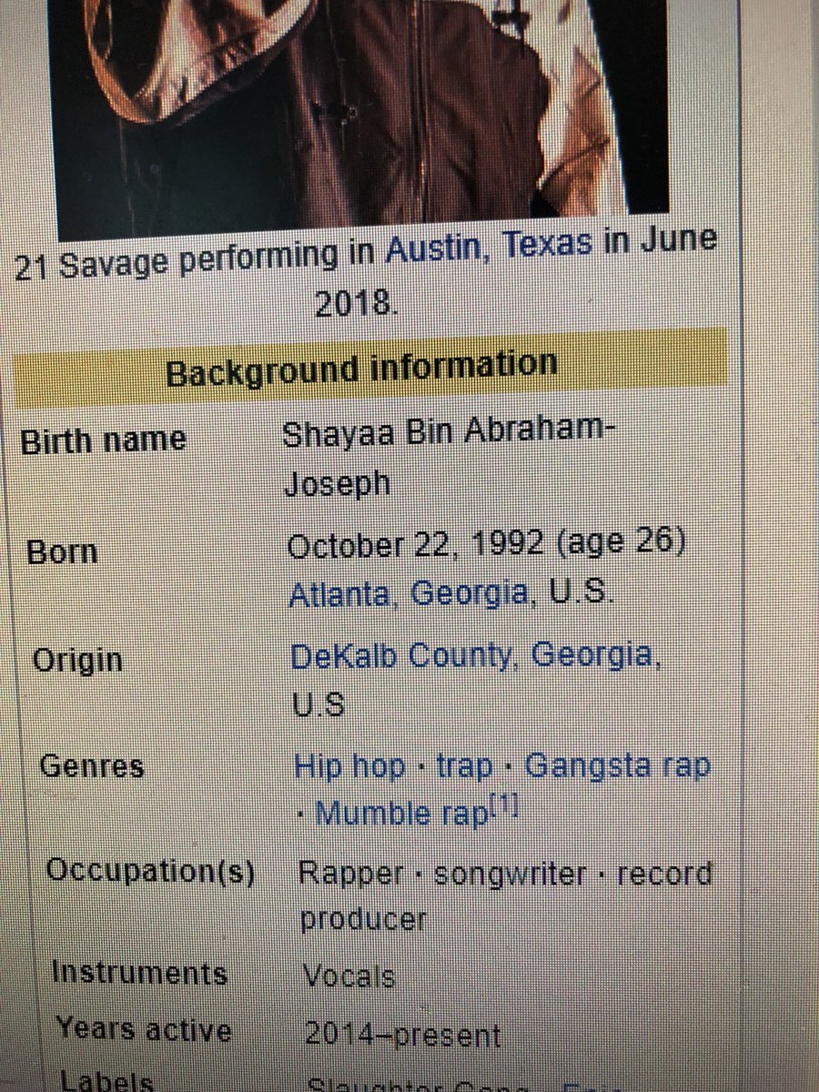 21 Savage, Rap/Hiphop Wiki