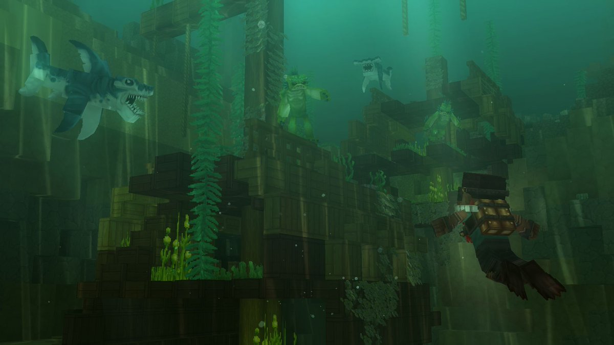 Hytale's tweet image. Exploring the oceans of #Hytale can be extremely rewarding but also very dangerous.
You will need to prepare carefully in order to survive. Are you brave enough to discover what secrets lie beneath the waves?