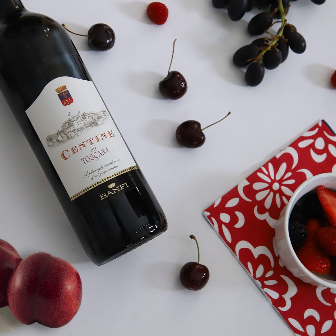 Our Centine is a medium-bodied wine with black cherry, plum flavors, and a hint of spice.