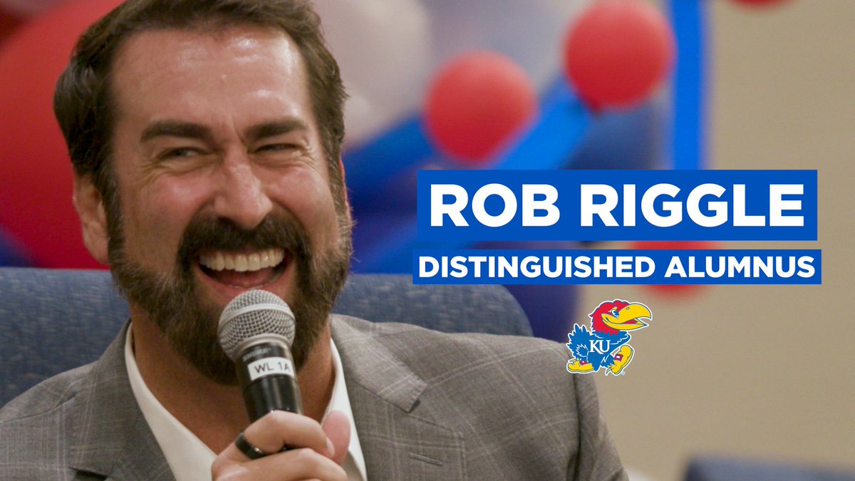 Being a Jayhawk is something special. But don’t just take our word for it. Here’s what actor @RobRiggle says about his experience at KU! The @KUCollege honored Riggle with its 2018 Distinguished Alumni Award. ➡️ http://rockcha.lk/rob-riggle #OurChantRises