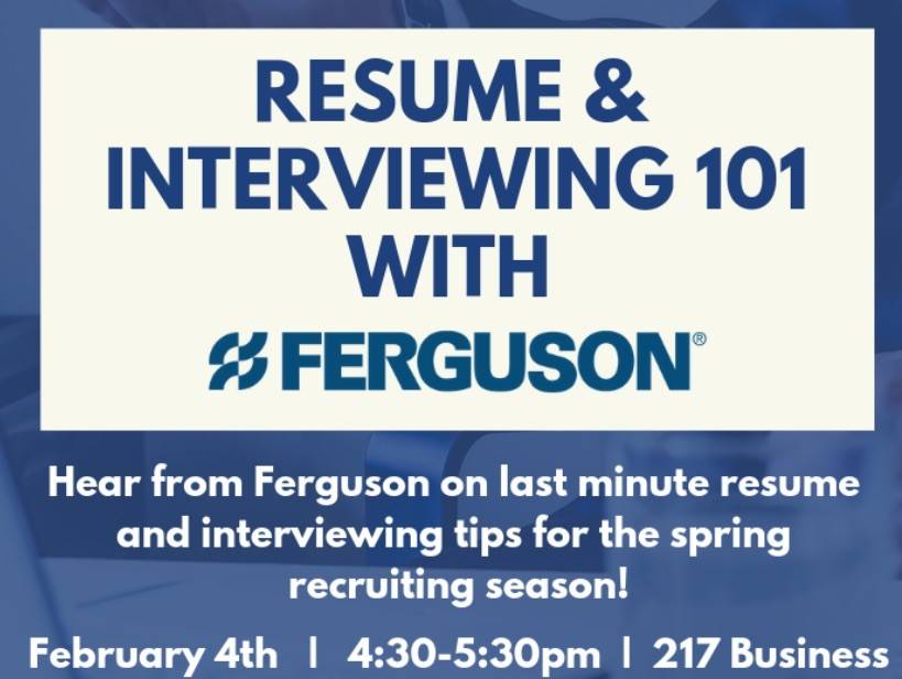 ALPFAPennState's tweet image. Hello everyone! Instead of having our GBM today, we are encouraging everyone to go to this workshop for more help before the start of career fair and the recruiting season. This is going to be a great opportunity to do some final preparation before networking!