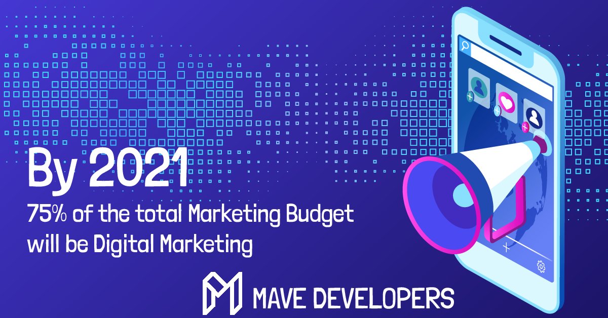mavedevelopers's tweet image. How much budget have you allocated for your business&apos; Digital Marketing?
#digitalmarketing2019 #businesstips #marketingfacts #MaveDevelopers #DigitalIndia
