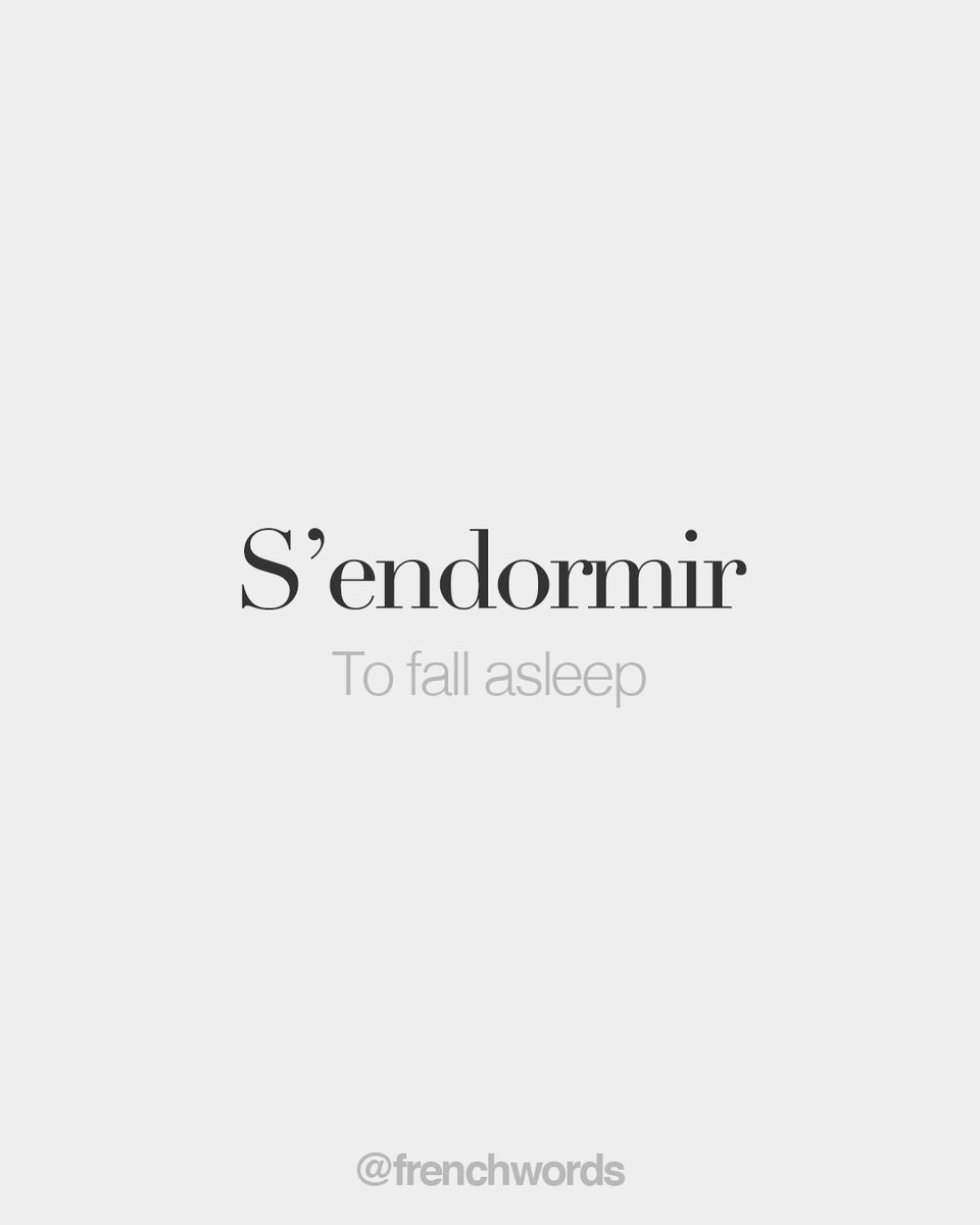 JuanVertizxx's tweet photo. S'endormir • To fall asleep • /s‿ɑ̃.dɔʁ.miʁ/ https://t.co/GIGze62xTW