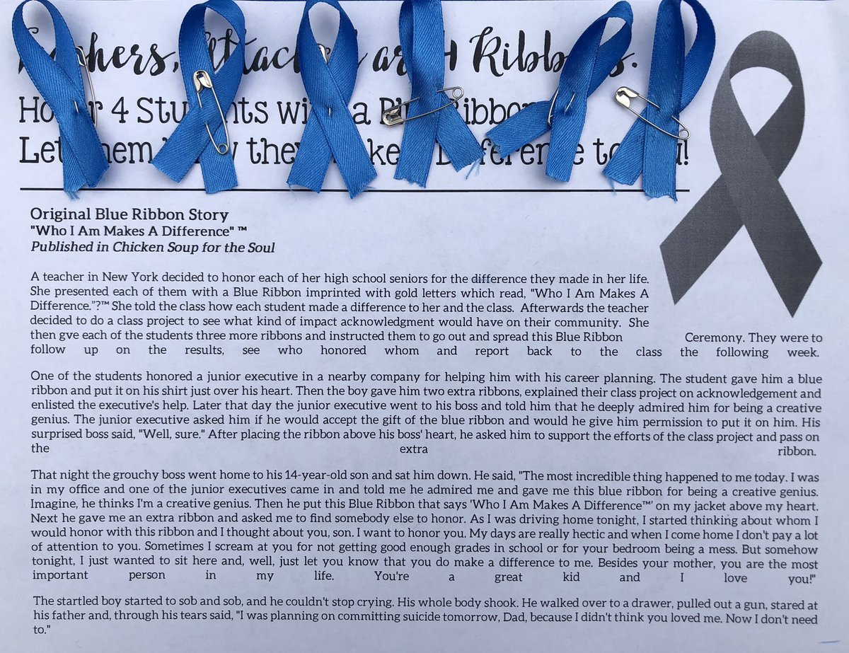 Share your Blue Ribbon story with us #TheBayWay #BlueRibbonProject