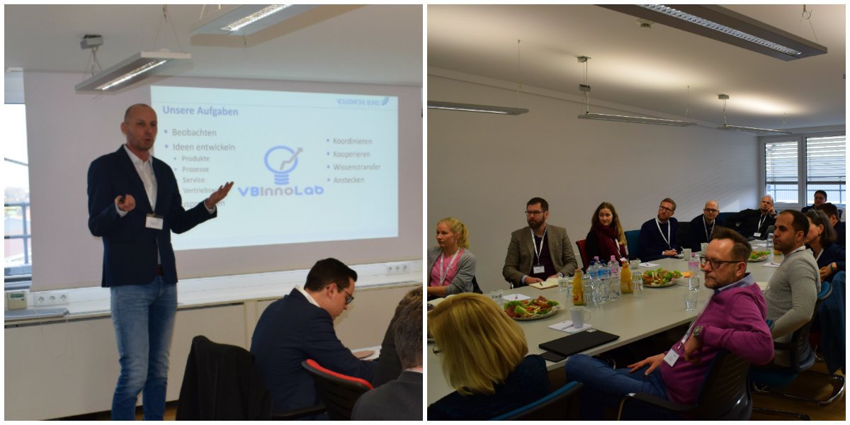 How do you set up a successful #innovation unit? What challenges do #insurance companies face in particular? And how can work with #startups be driven forward here?' – Best Practice Sharing on our #campus with our #members. #BusinessRoundtable